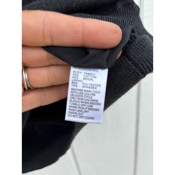 Greg Norman Sweater Vest, Lined, Quarter Zip, Dark Gray, Sz L - Picture 5 of 5